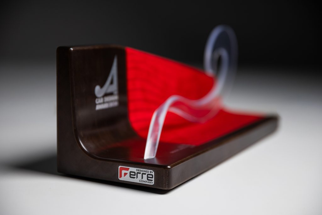 Il trofeo del Car Design Award 2026, “Traccia” made by ERRE Company – 06/05/2026